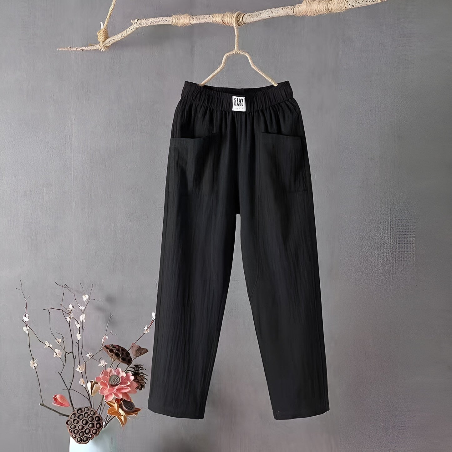 Fleur™ | Pantalon élégant en lin mélangé