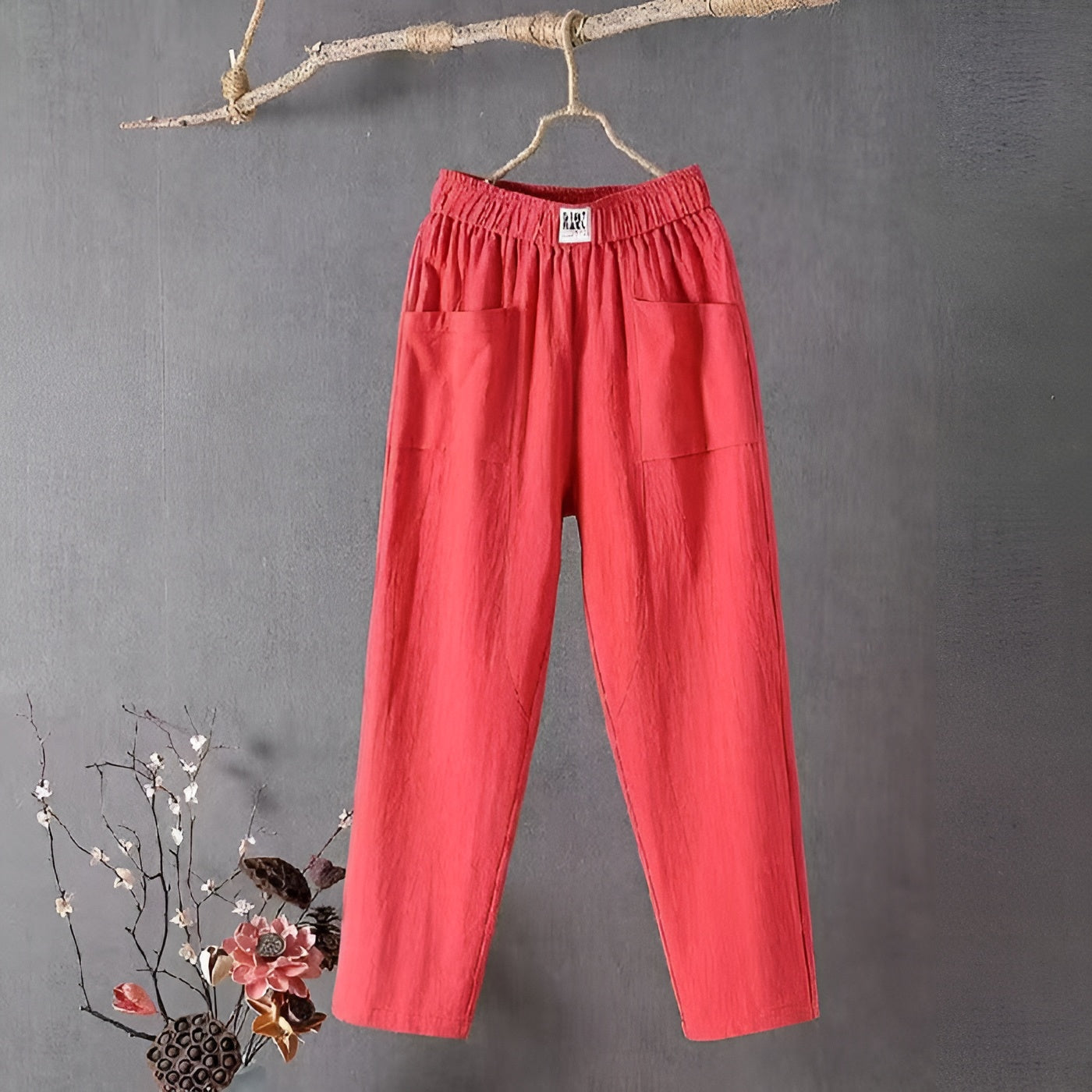 Fleur™ | Pantalon élégant en lin mélangé