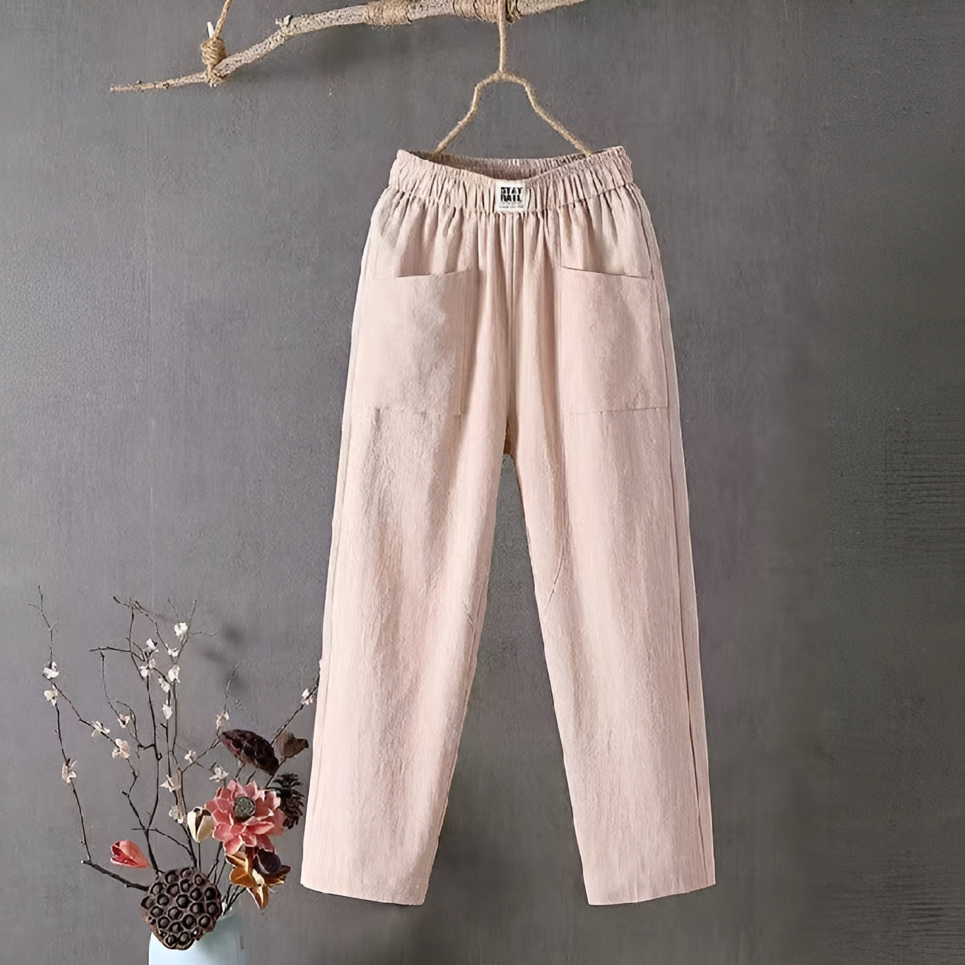 Fleur™ | Pantalon élégant en lin mélangé