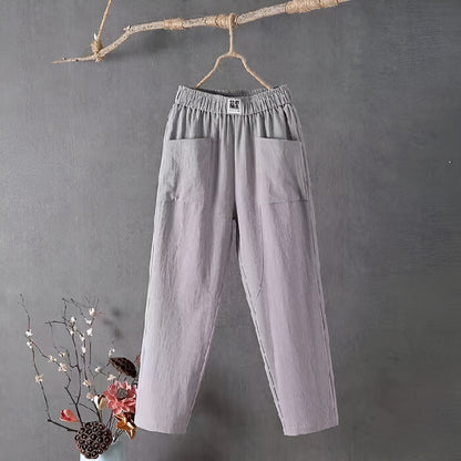 Fleur™ | Pantalon élégant en lin mélangé
