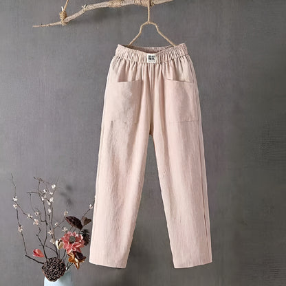 Fleur™ | Pantalon élégant en lin mélangé