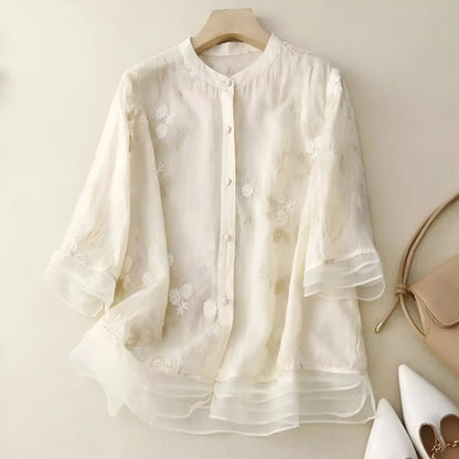 Colette – Blouse en coton légère et élégante