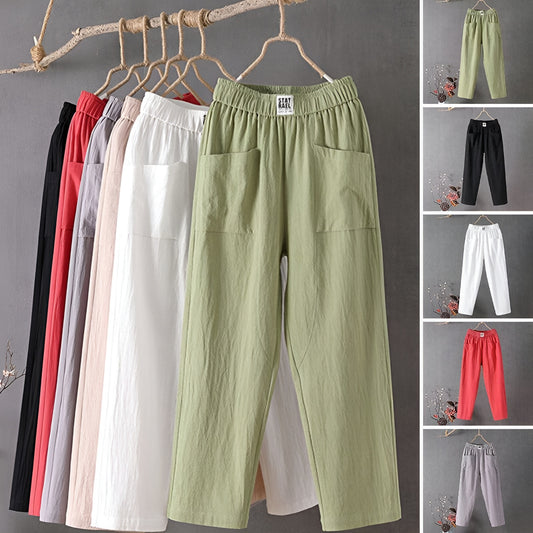 Fleur™ | Pantalon élégant en lin mélangé