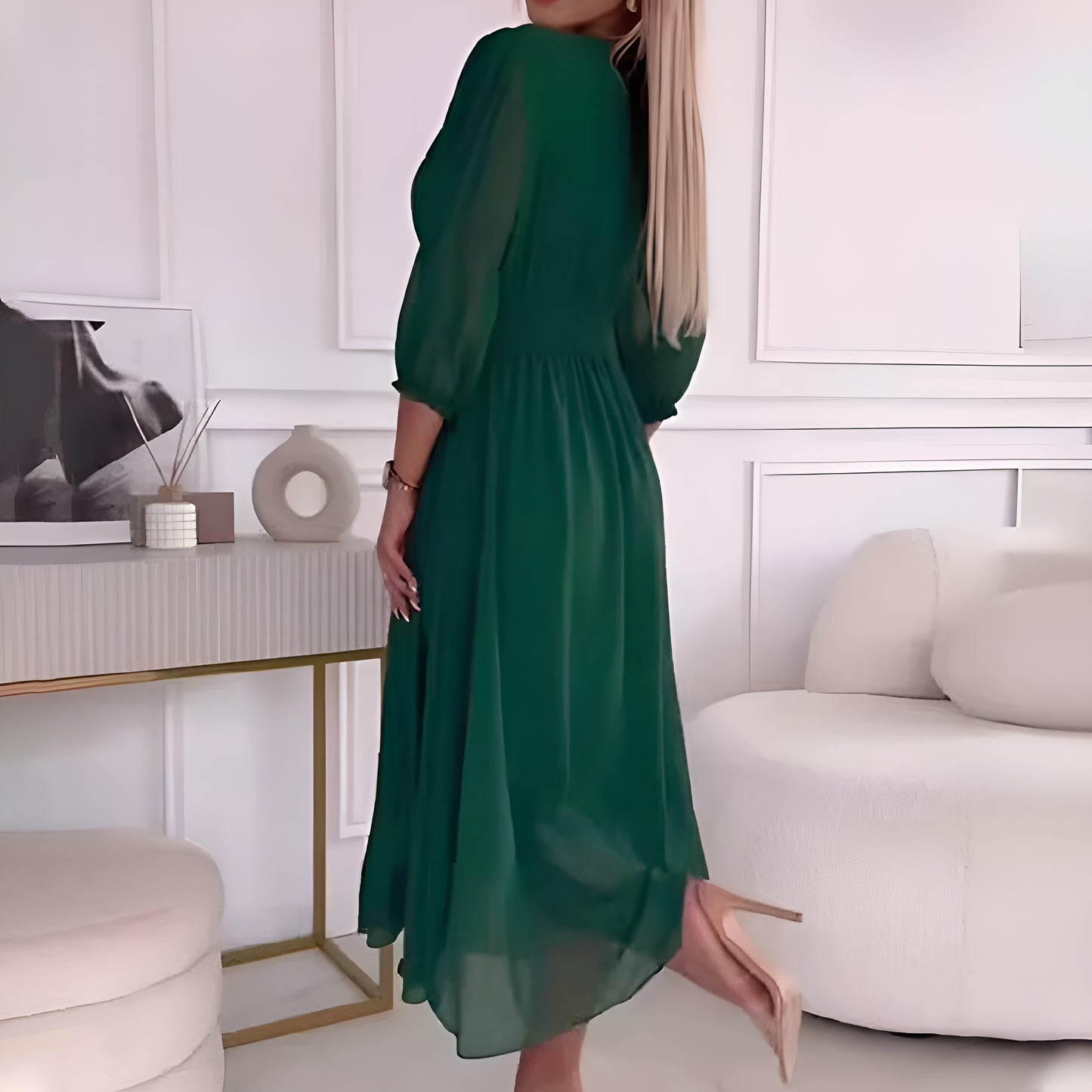 Marie™ | Robe en chiffon soyeux léger