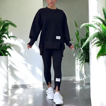 Audrey - Ensemble décontracté femme, sweatshirt et leggings.