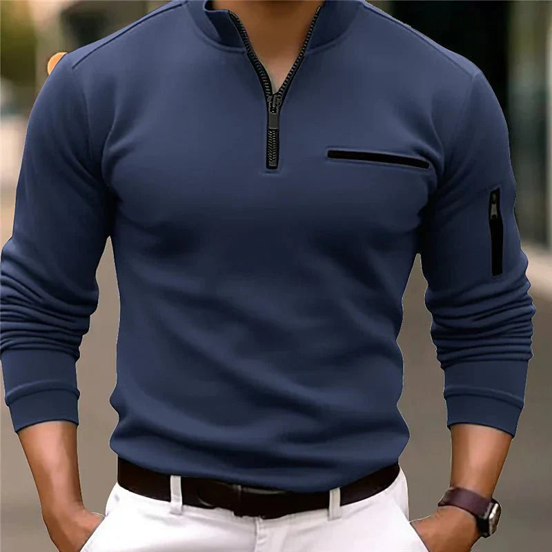 Jean™ Polo zippée homme